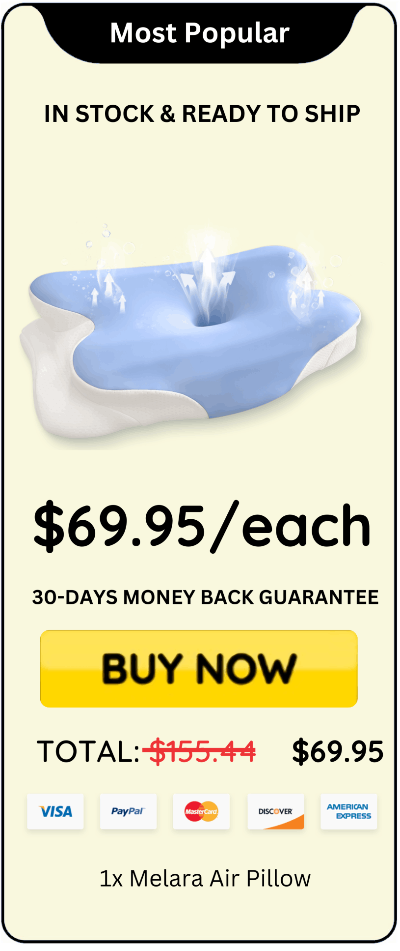 Melara Air Pillow offer price