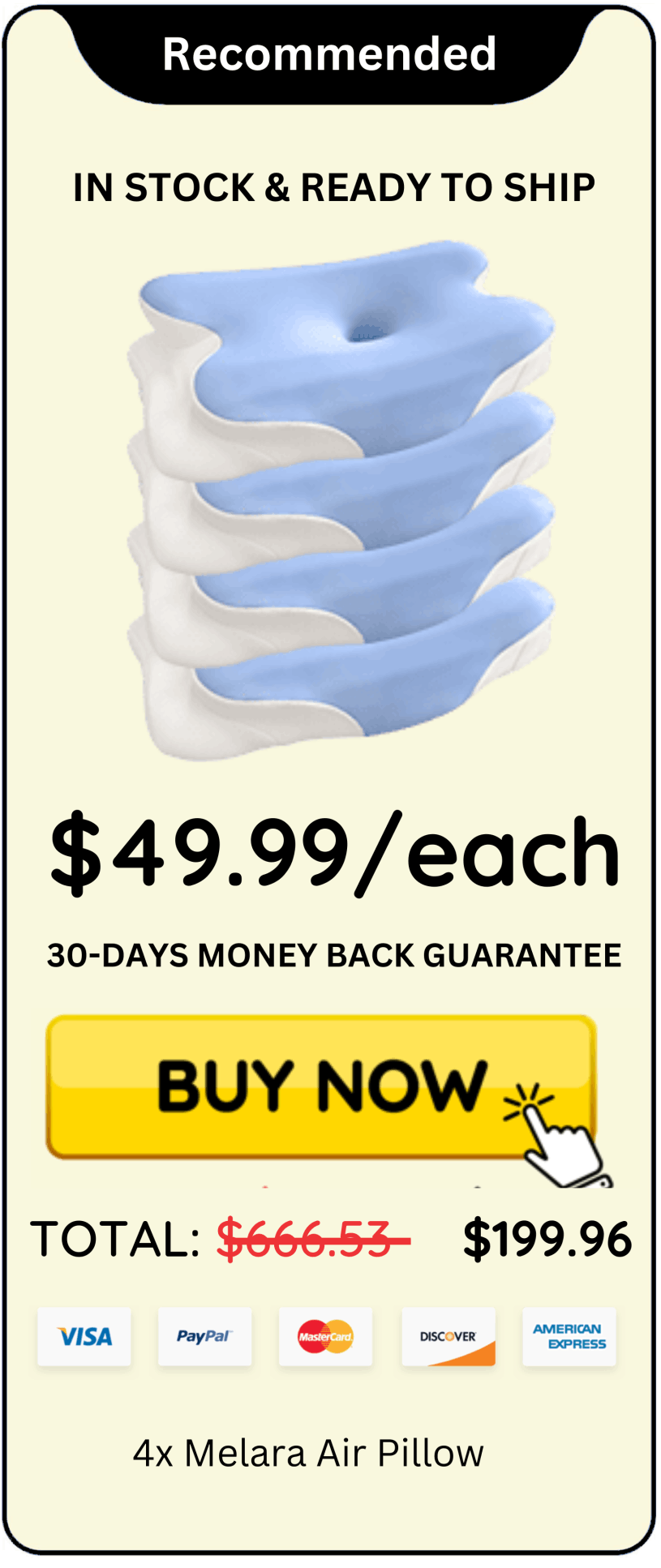 Melara Air Pillow offer price